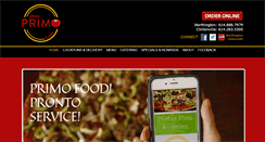 Desktop Screenshot of mypizzaprimo.com